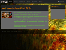 Tablet Screenshot of lowridersonly.com